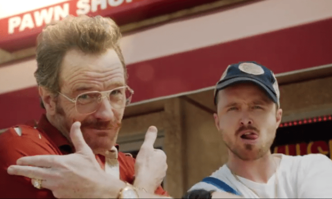 Breaking Bad Stars Bryan Cranston And Aaron Paul Reunite For Funny Emmys Promo