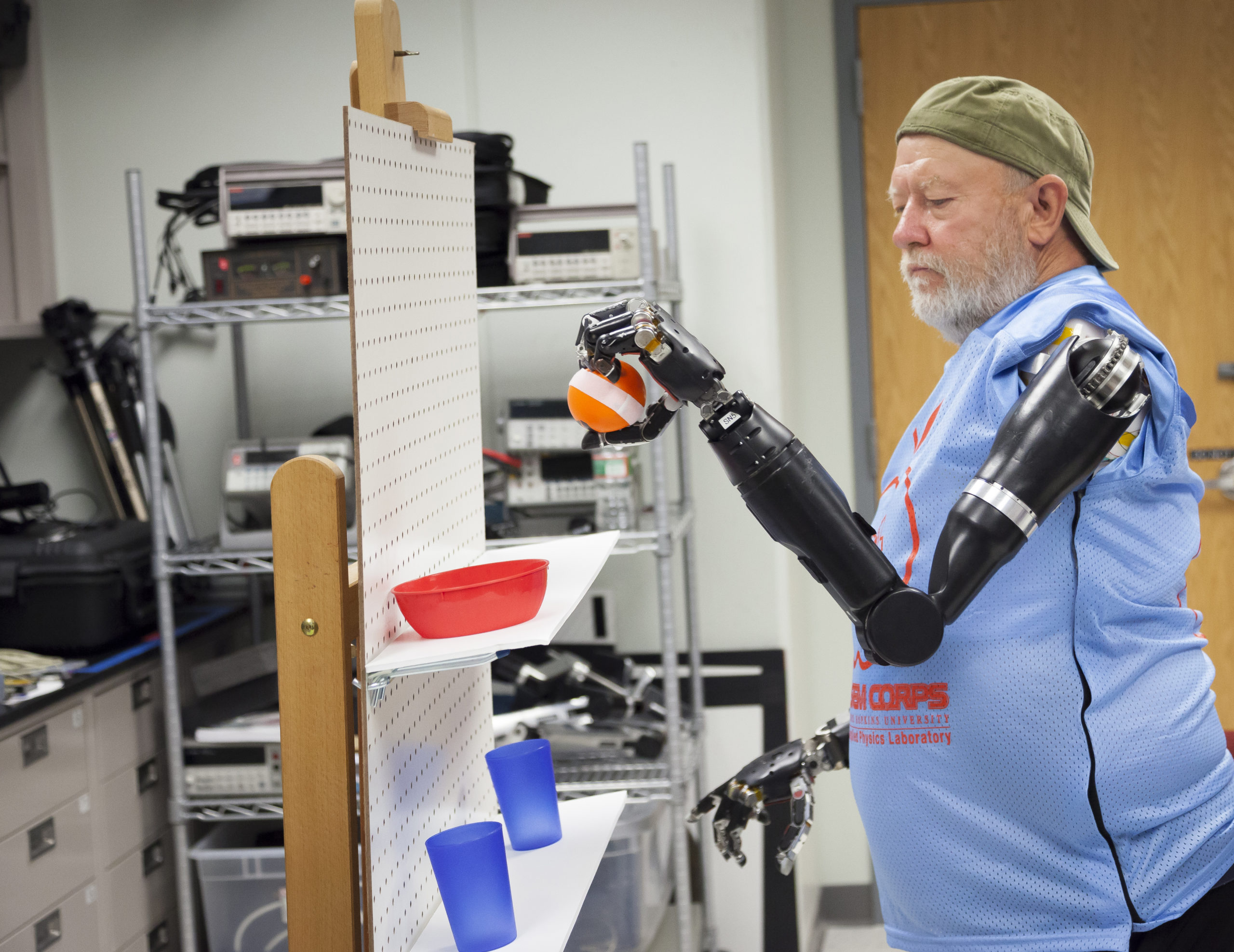 Double Amputee Controls DARPA Robotic Prosthetic Arms With His Mind