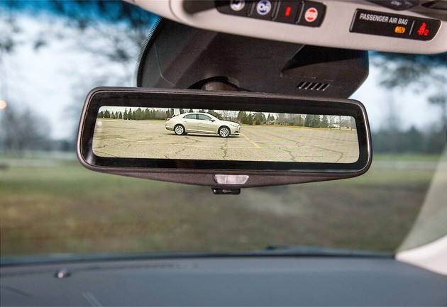 Cadillac smart rearview mirrors