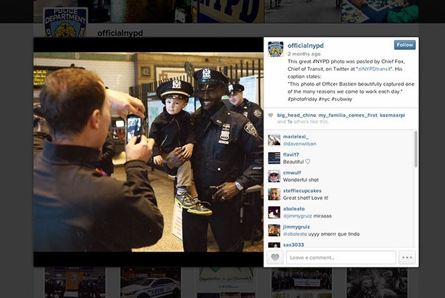 Instagram works with NJPD