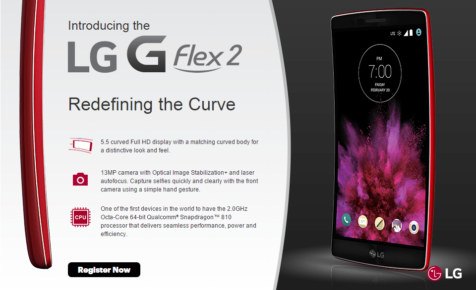 LG G Flex 2 from Sprint
