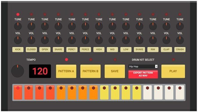 HTML5 Drum Machine