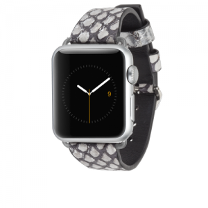 Rebecca Minkoff Snakeskin Band - Silver Apple Watch