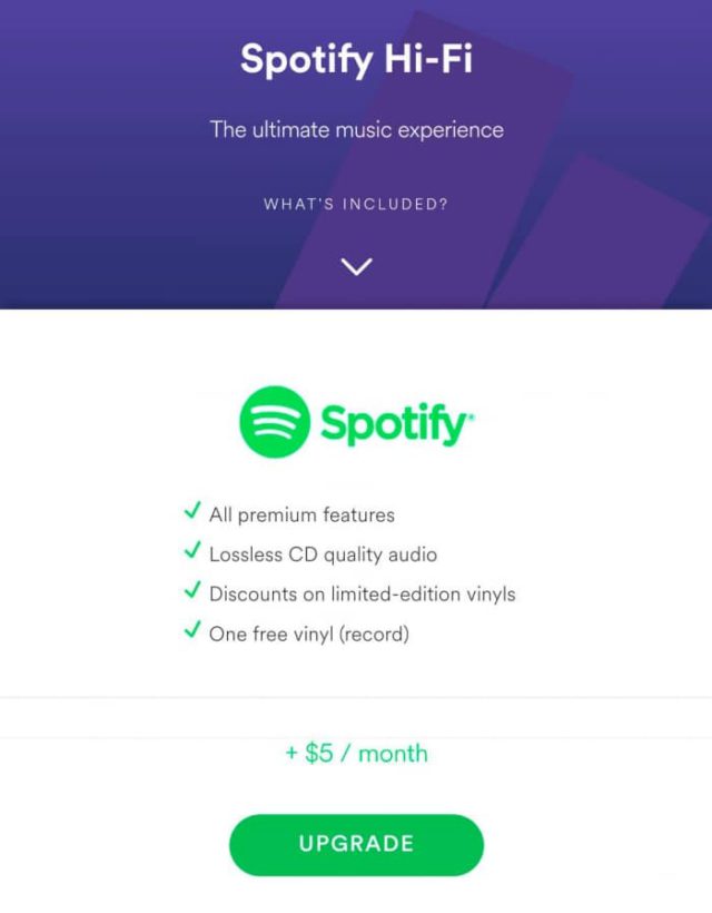 Spotify Hi-Fi