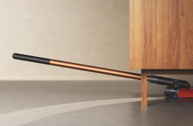 Modern floor cleaner in use representing Dyson PencilWash